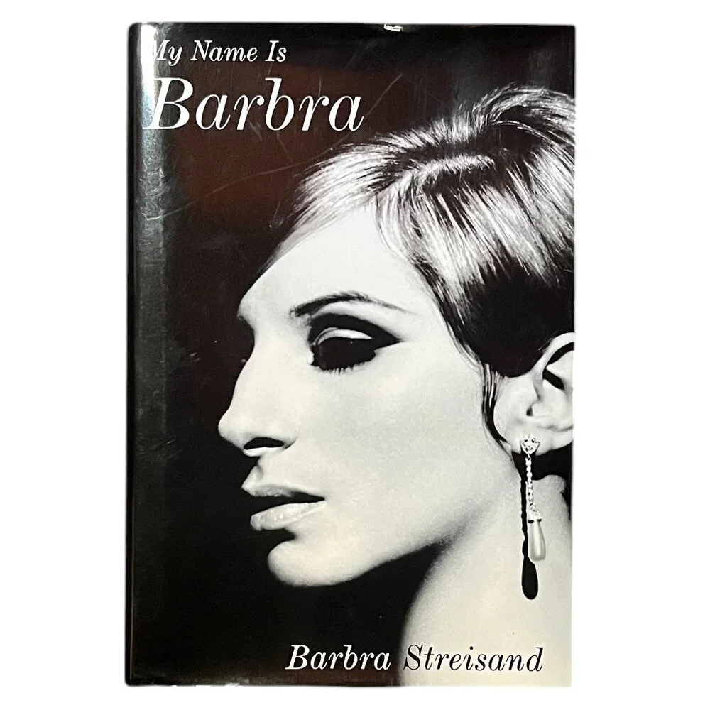 My Name is Barbra by Barbra Streisand, Hardcover Autobiography w/Photos, 970 pgs